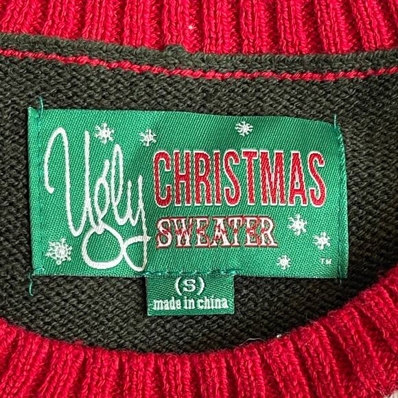 Ugly Christmas Sweater Light Up Corgi Puppy Ugly Holiday Sweater Size Small - Picture 4 of 5